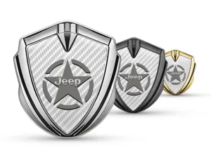 Jeep Metallico Cupolato Emblema Disegno Max Metal Robusto